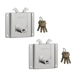 Quba Side Sliding Lock 30 mm SS Finish, Q 203SSL (Pack of 2) image 2