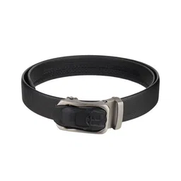 WINSOME DEAL Men Slider Buckle Closure Textured Formal Belt image 1