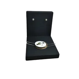 Gojeeva Black and White 4 Pieces Wooden Square Shaped Wall Lamps image 3