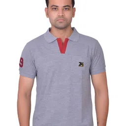 LA MILANO Men Polo Collar Slim Fit T-shirt-picture-38