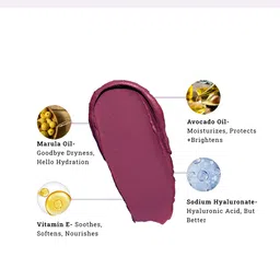 LOVETC Pout Perfect Etc High-Definition Luxurious Lush Matte Lipstick - Midnight Snack image 3