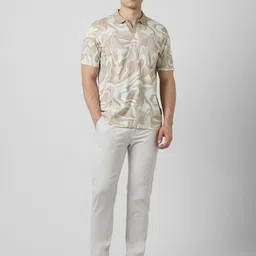 Van Heusen Men Printed Polo Collar T-shirt image 4