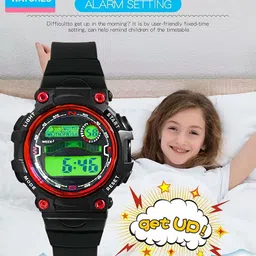 Time Up Unisex Kids Dial & Bracelet Style Straps Digital Multi Function Watch WF106-107 image 3