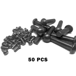 B K JAGAN & CO Mild Steel Rivets, 1/4 x 1.1/2 inch (Pack of 50) image 3