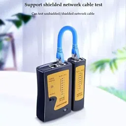 amicitools Amici Tools LAN Network Cable Tester with Battery 9 LED Lights to Indicate Wire Status for RJ45, RJ11, 0507V7TV76E image 3