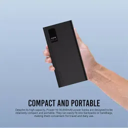 Onelife Power-10 30000 mAh 22.5 Watt Black Power Bank image 5