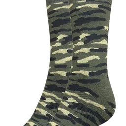 MUKHAKSH Unisex Green Socks image 1
