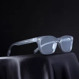 RESIST EYEWEAR Unisex Wayfarer Sunglasses With UV Protection FIERY GREY CLEAR image 2