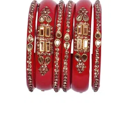 trylo fashion Set Of 6 Stone Studded Bangles-picture-30
