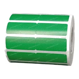 Tudko 35x15 mm 80 GSM 2 UP Self Adhesive Paper Label Green image 2