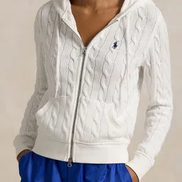 Polo Ralph Lauren Women Cable-Knit Pure Cotton Sweatshirts-picture-19