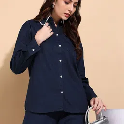 SAFFE Shirt Collar Shirt & Trousers Co-Ords image 5