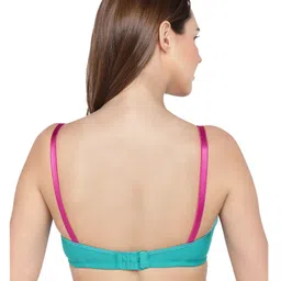 Inner Sense Pack Of 3 Organic Antimicrobial Laced Soft Nursing Bra - Green image 4