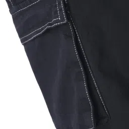 kookie kids india Kookie Kids Full Length Trousers With Front Pockets - Black image 4