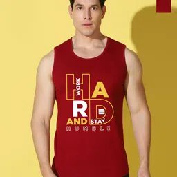 WOOSTRO Men Pack of 2 Typography Printed Round Neck Cotton Slim Fit T-shirts-picture-14