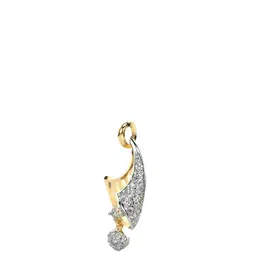 VALANOVA Women Sterling Silver Plated Diamond Pendant-picture-23