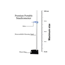 Aczet Stadiometer 0-210 cm Measurement Range and 0.1 cm Graduation, HS 210 image 2