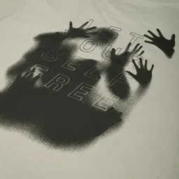 Difference of Opinion Graphic Printed Drop-Shoulder Sleeves Cotton Oversized T-shirt image 3