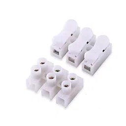 Rpi Shop 3 Way Push Wire Connector & 3 Way Terminal Barrier Block 3 Position Pack of 100 (White)-image-24