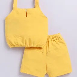 Toonyport Girls Embroidered Shoulder Straps Top With Shorts image 4