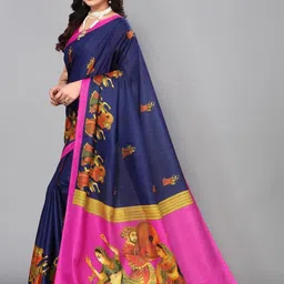 Lookmark Ethnic Motifs Art Silk Kanjeevaram Saree image 4