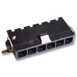 AMP - TE CONNECTIVITY HEADER, RIGHT ANGLE, SMT, 1ROW, 6WAY, 2-1445057-6-picture-35