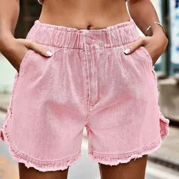 Oh Rare Women Regular Fit Mid-Rise Shorts-image-68