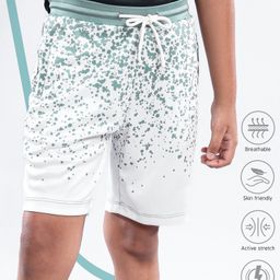 Pine Active Knee Length Abstract Printed Short - Grey-picture-6