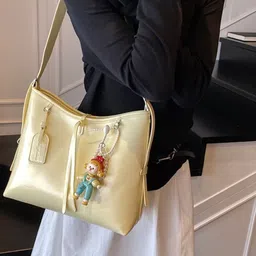 KPOP PU Structured Shoulder Bag image 2