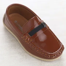 Cute Walk by Babyhug Slip On Loafers - Brown image 3