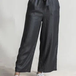 Tripursundari Fashion Women Tie and Dye Relaxed Pleated Trousers-image-97