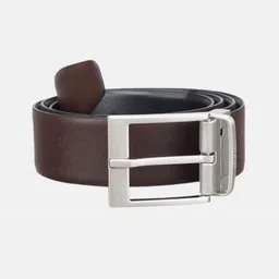 GIOIA Men Textured Leather Reversible Formal Belt image 3