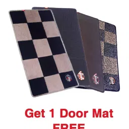 Elegant Duo Beige And Black Carpet Car Mat Compatible With Maruti New Age Baleno image 4