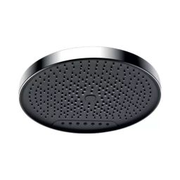 Parryware Overhead Shower with Arm Optra Round Stainless Steel Silver & Black Wall Mount, T9798A1-picture-37