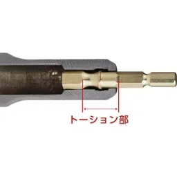 Ktc Impact Driver Hexagon Socket Bit 22 mm 6.35 mm Sq. Drive, BZP63-22 image 4