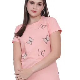 God's Club Women Cotton Round Neck T-shirt-picture-15