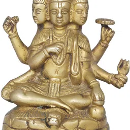 Exotic India Gold-Toned Religious Idol Showpiece-picture-22