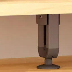 Ebco Height Adjustable Plinth Brown Finish and 800 Kg Load Capacity for Pole Shelving System, PPDS-HAP image 2