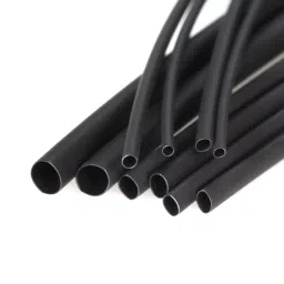 Rpi Ind - 6mm Polyolefin Heat Shrink Tube Sleeve for Wrap (Color: Black) image 1