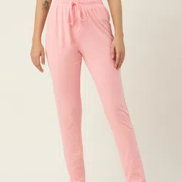 ETC Women Pink Solid Lounge Pants-picture-21