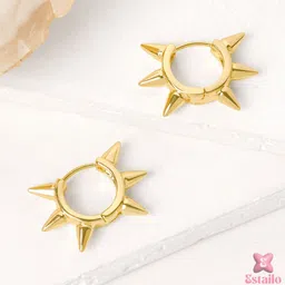 Estailo fashion Geometric Hoop Earrings-picture-39