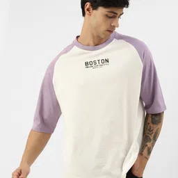 Maniac Men Colourblocked T-shirt image 5