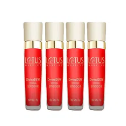 LOTUS Make-up Set Of 4 Divine Dew Water & Smudge Resistant Sindoor - 8g - Love Drop - 21 image 1