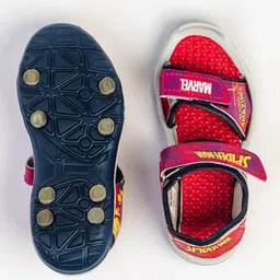 Toothless Marvel Featuring Spiderman Designed Sandals - Red image 5