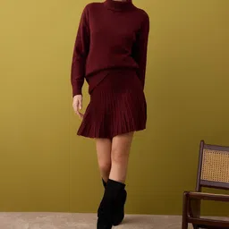 Trendyol Long Sleeves Sweater And Skirt-picture-15