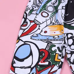 V-Mart Boys Printed T-shirt with Shorts image 4