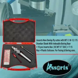 Assorts New Developed Fly Cutter Kit MT3 Shank M12x1.75 Drawbar image 3