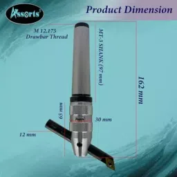 Assorts New Developed Fly Cutter Kit MT3 Shank M12x1.75 Drawbar image 5
