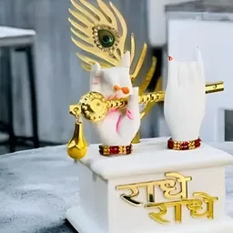 THE SACRED GIFTS White And Gold Toned Religious Idol Showpiece-picture-29