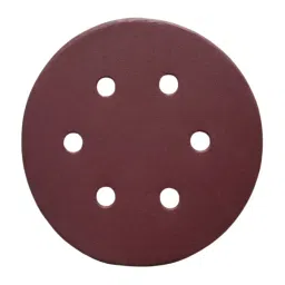 HANKO Velcro Disc 152.4 mm (6 inch) Aluminum Oxide Red 6 Hole 80 Grit Size-picture-10